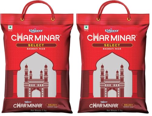 Image 5 of 5 kg/(Pack of 2) / Select for the product Kohinoor Charminar Select Basmati Rice