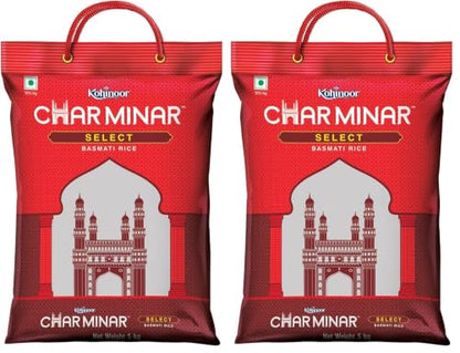 Image 5 of 5 kg/(Pack of 2) / Select for the product Kohinoor Charminar Select Basmati Rice