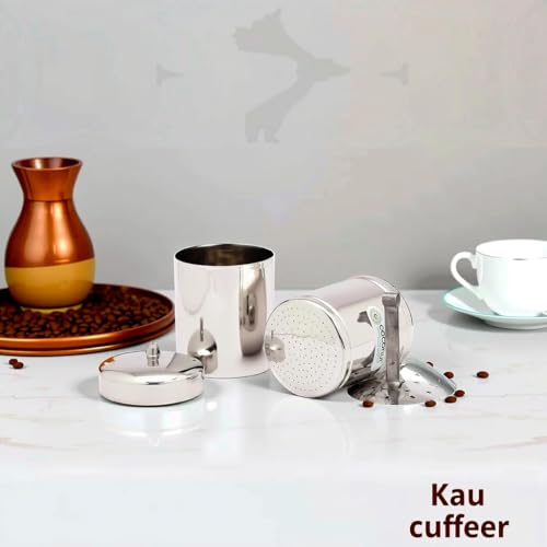 Image 7 of coconut Stainless Steel Filter Coffee Maker 400ml