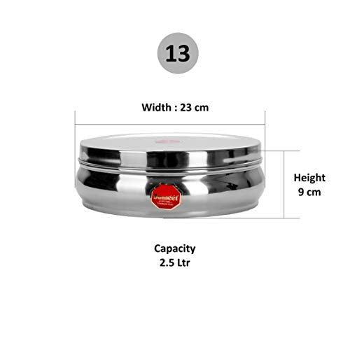 Image 7 of Sumeet Stainless Steel Belly Shape Masala Box