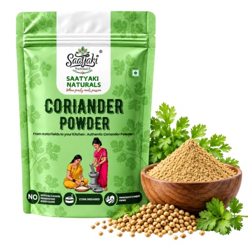 Image 4 of 800 g (Pack of 1) for the product SAATYAKI NATURALS Organic Coriander Powder