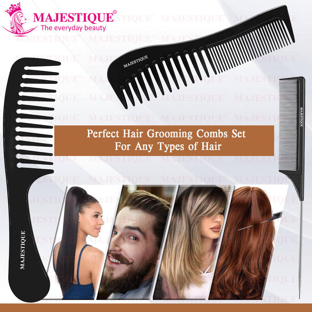 Image 5 of Majestique Hair Grooming Combs Set Of 3