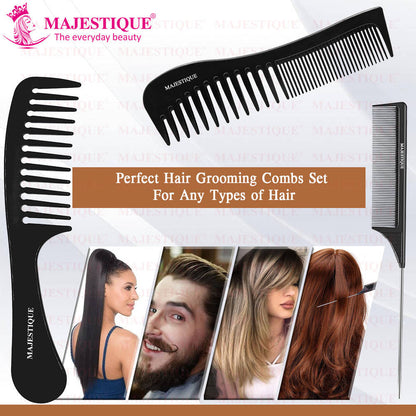 Image 5 of Majestique Hair Grooming Combs Set Of 3