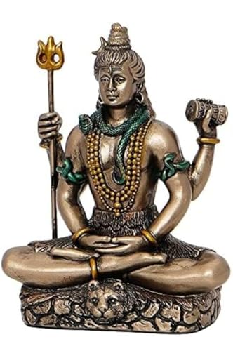 Image 7 of Meditating Lord Shiva Statue | Lord Shiva Idol for Home Decor Pooja Room Office Car Dashboard | Shiv Murti | Shiv Idol Gift for Diwali Housewarming Maha Shivratri (3 Inch)