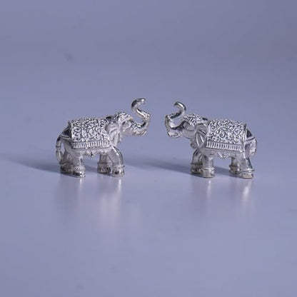 Image 1 of Default Title for the product Dista Silvers Elephants Pair 20 Grams