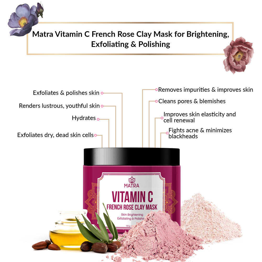 Image 2 of Matra Vitamin C French Rose Clay Mask