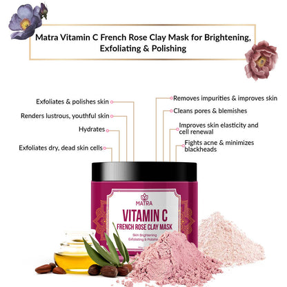Image 2 of Matra Vitamin C French Rose Clay Mask