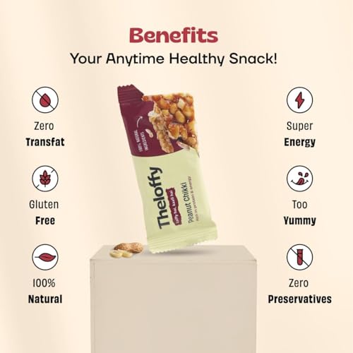Image 5 of THELOFFY Premium Peanut Chikki Pack of 30 Pcs (24g Each)