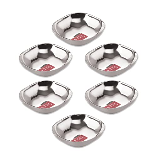 Image 11 of SS, 260 ML / Set of 6 for the product HAZEL Steel Dessert Silver Plate