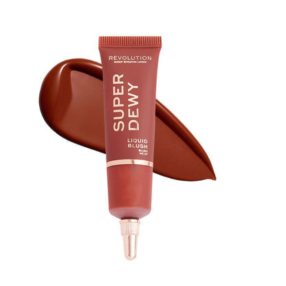 Image 1 of 15 ml / Pack of 1 for the product Makeup Revolution Superdewy Liquid Blusher - Ultra Pigmented-Dewy & Radiant Formula You Had Me At First Blush - Blush Me Up