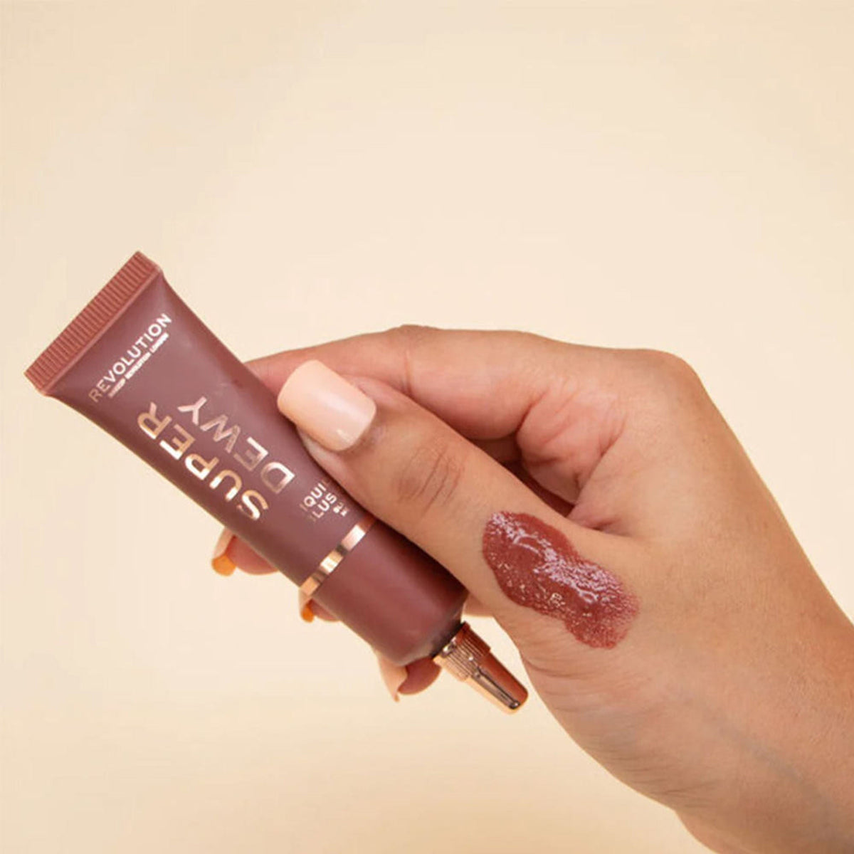 Image 5 of Makeup Revolution Superdewy Liquid Blusher - Ultra Pigmented-Dewy & Radiant Formula You Had Me At First Blush - Blush Me Up