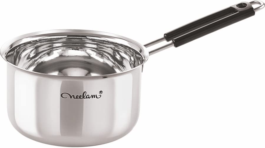 Image 1 of Default Title for the product neelam Stainless Steel Saucepan, 1.5 litres, Silver
