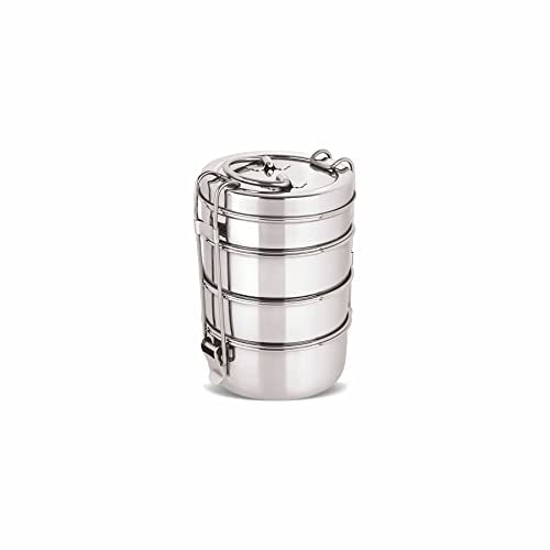 Image 3 of 1500 ml / 4 tier for the product neelam Stainless Steel Tiffin Box Lunch Carrier