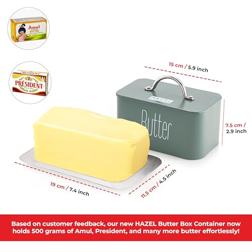 Image 4 of HAZEL Butter Box Container with Handle Lid 500 gram