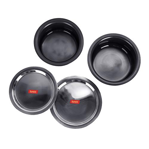 Image 14 of Sumeet Aluminium Hard Anodized Tope Set of 2 Pc