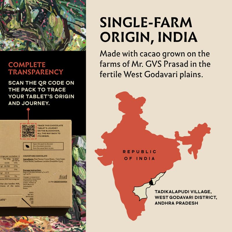Image 7 of Manam Chocolate Single Farm Series -68% Dark Milk, 80g