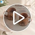 Image 2 of ExclusiveLane Warli Village Tales Ceramic Coffee Mugs Set of 2 (300 ml)