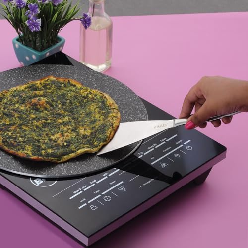 Image 1 of Default Title for the product HAZEL Stainless Steel Pizza Cutter & Lifter