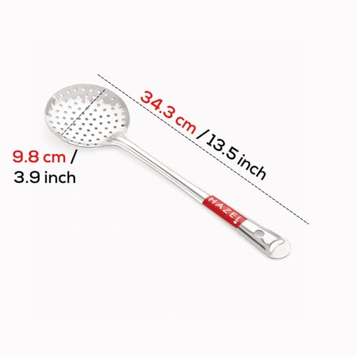 Image 5 of HAZEL Stainless Steel Puri Frying Strainer Jhara