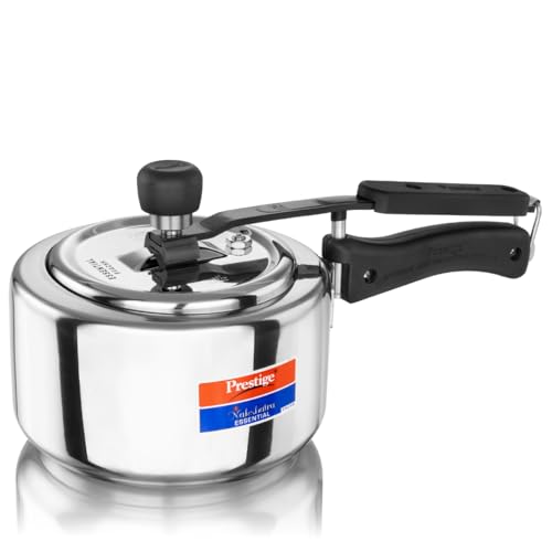 Image 1 of Default Title for the product Prestige 2L Stainless Steel Nakshatra Essential Svachh Innerlid Pressure Cooker