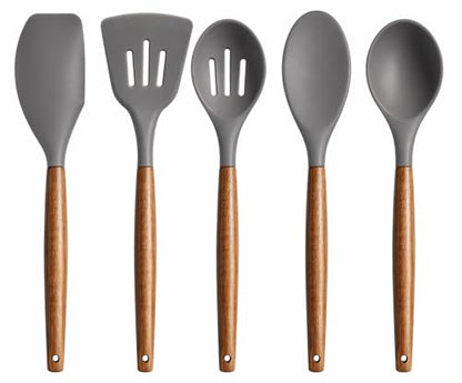 Image 1 of Default Title for the product PANCA Non-Stick Silicone Spatula & Spoon Set (5 Pcs)