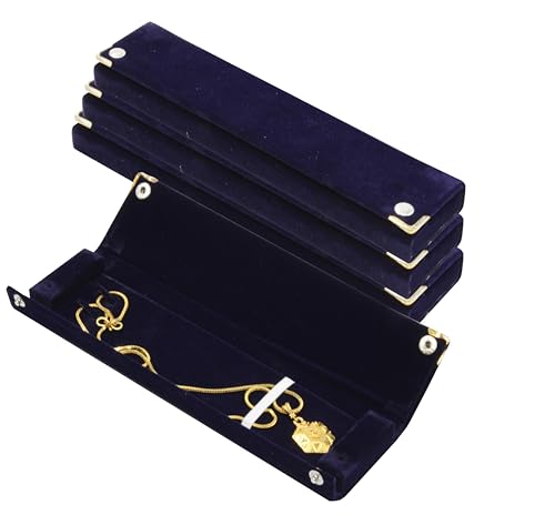 Image 1 of Default Title for the product atorakushon Blue Chain Storage Box Organiser Pack of 4