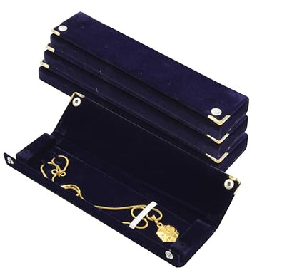Image 1 of Default Title for the product atorakushon Blue Chain Storage Box Organiser Pack of 4