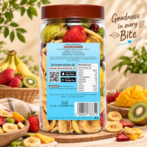 Image 3 of Brown tree Browntree Fruit Chips 170g