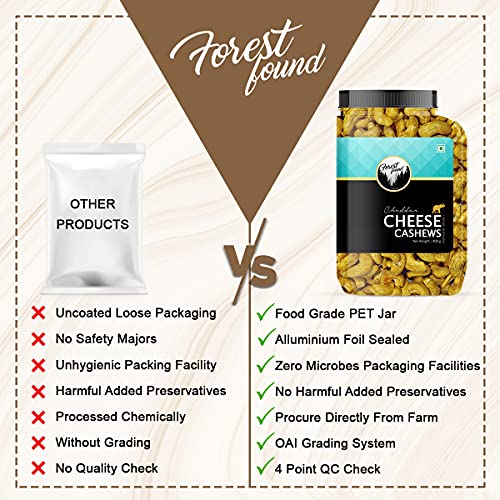 Image 7 of Forest Found Cheese Flavored Roasted Cashews 400g