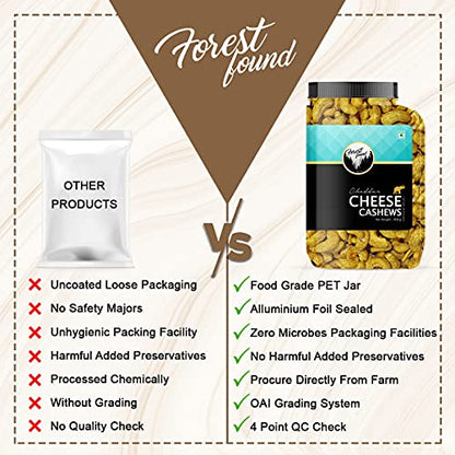 Image 7 of Forest Found Cheese Flavored Roasted Cashews 400g