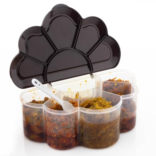 Image 3 of HomeWiz 6 Section Masala Box Cloud Shape 1600ml