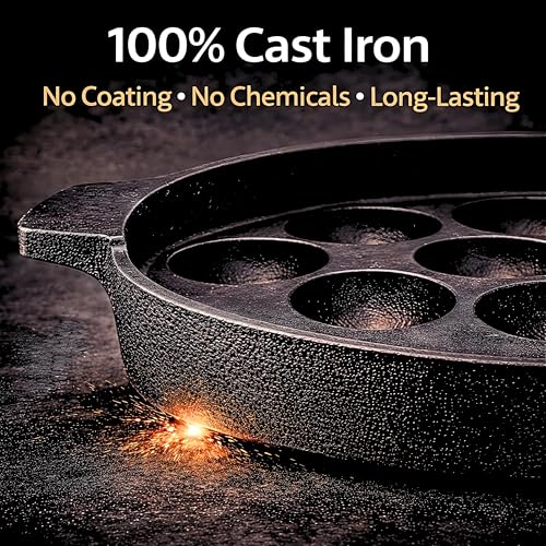 Image 5 of SNKM Aluminium Powder Coated Paniyaram Pan 12 Cavity Pack of 1