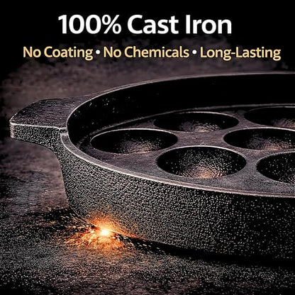 Image 5 of SNKM Aluminium Powder Coated Paniyaram Pan 12 Cavity Pack of 1
