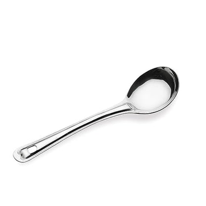 Image 1 of Default Title for the product Crystal Oval Medium Stainless Steel Serving Spoon, Silver