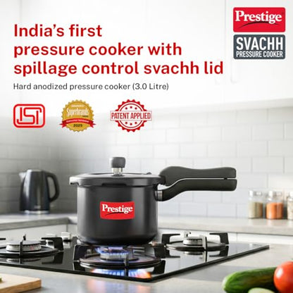 Image 3 of Prestige 3 Litre Hard Anodised Pressure Cooker