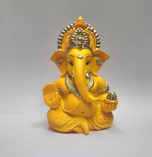 Image 5 of MANGOTERRACOTTA for the product Gold Art India Ganesha Idol