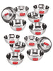 Image 1 of Default Title for the product HAZEL Stainless Steel Bowl Vati Set of 12, 270 ML