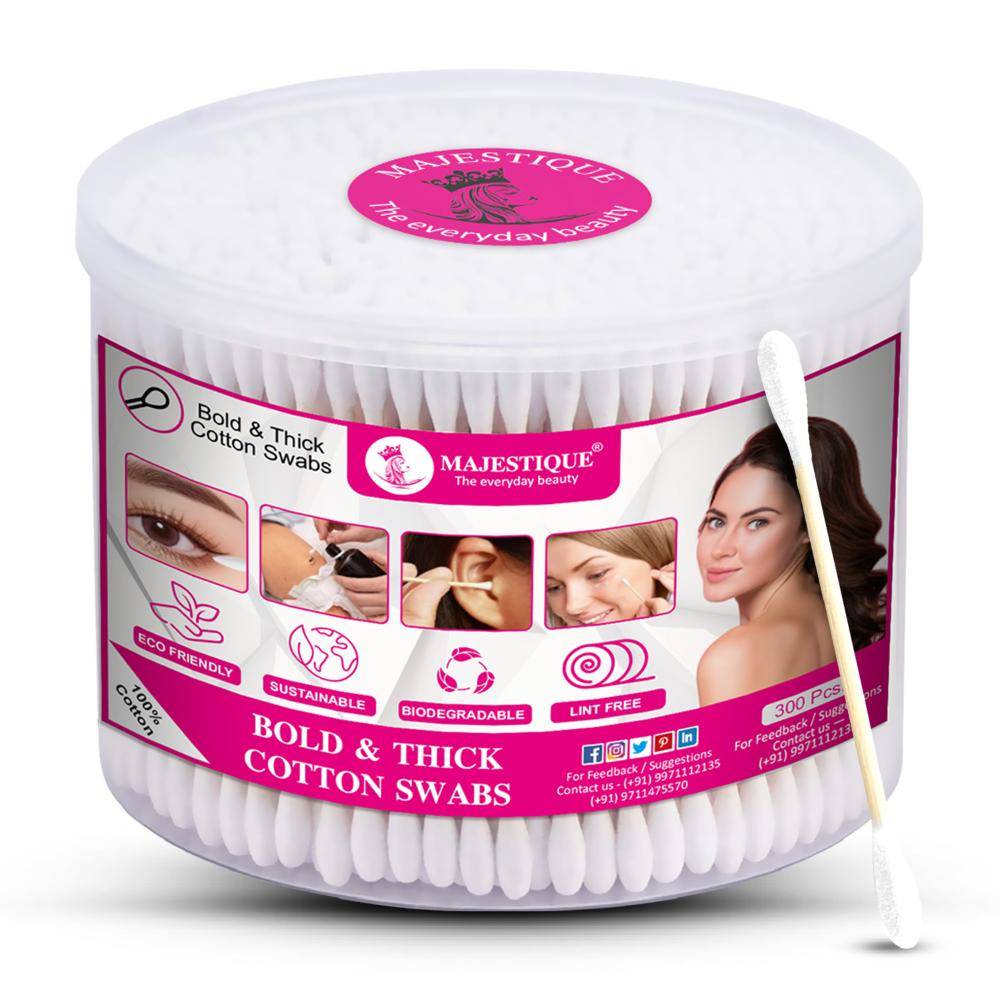 Image 1 of 300pcs for the product Majestique Bold & Thick Cotton Swabs