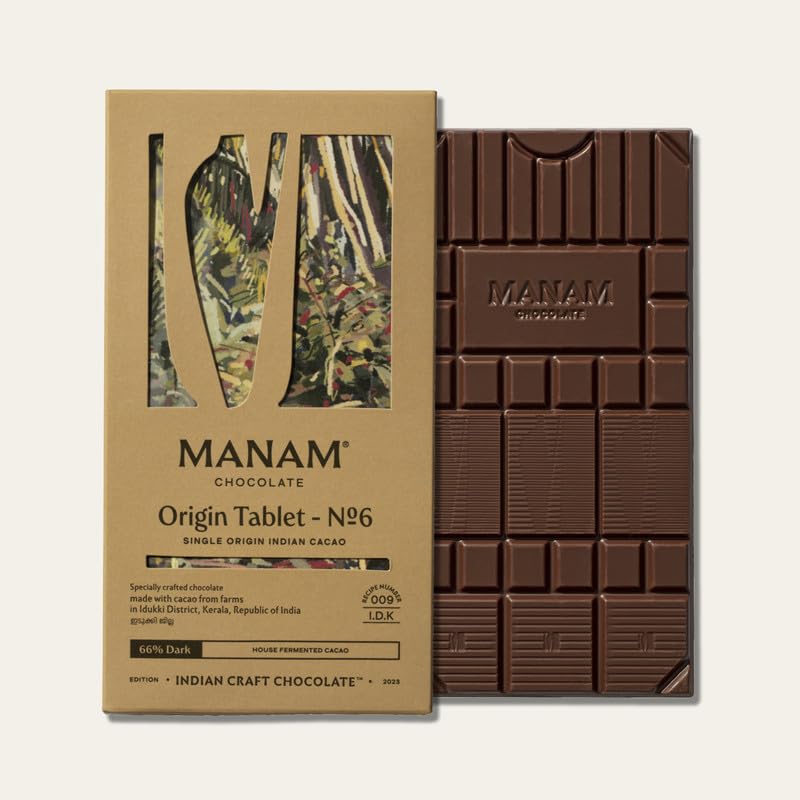 Image 1 of Default Title for the product Manam Chocolate Single Origin India Series -66% Dark, 80g