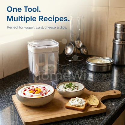 Image 7 of HomeWiz Hung Curd Maker 1100ml