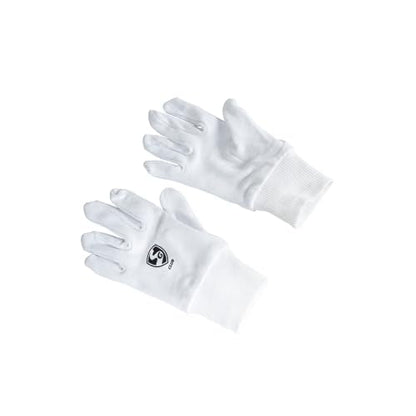 Image 1 of Default Title for the product SG Club Inner Cricket Batting Gloves White Boys Size Cotton Youth Right Hand Orientation