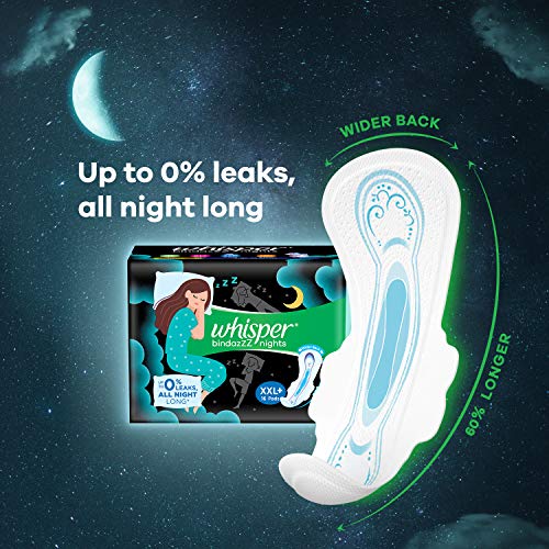 Image 3 of Whisper Ultra Night Sanitary Pads for Women, XXL+ 6 Napkins