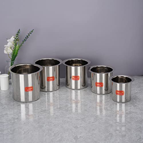 Image 7 of Sumeet Stainless Steel Ganj Milk Boiler Milk Pot Long Tapeli