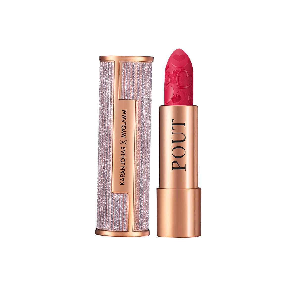 Image 1 of MyGlamm Pout By Karan Johar Intense Matte Plumping Lipstick - Dramatic Pout