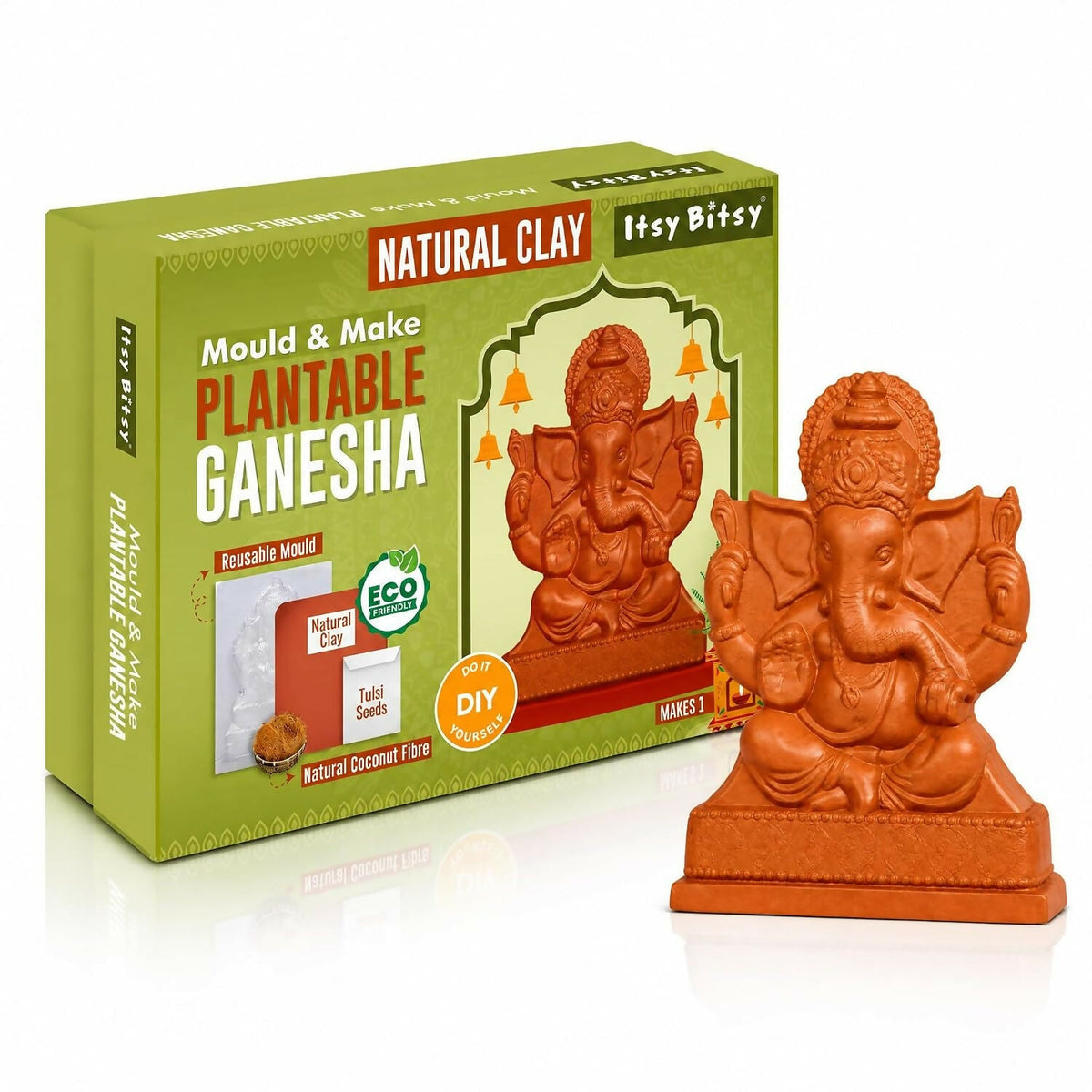 Image 1 of Default Title for the product Little Birdie DIY Mould & Make Plantable Ganesha Eco-Friendly Kit