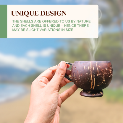 Image 5 of Thenga Coconut Shell Teacup - Brown