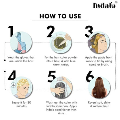 Image 5 of Indalo Ammonia-Free Vibrant Brown Hair Color With Natural Ingredients - Brown