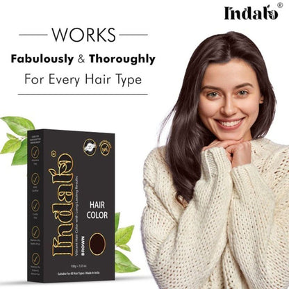 Image 3 of Indalo Ammonia-Free Vibrant Brown Hair Color With Natural Ingredients - Brown