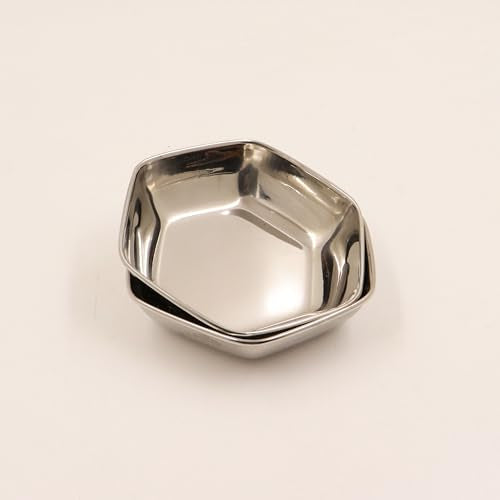 Image 9 of Spillbox Stainless Steel Halwa Plates
