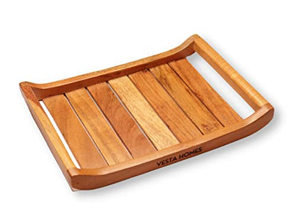 Image 1 of Default Title for the product Vesta Homes Wooden Serving Tray 25 X 18 X 3.5 Cm